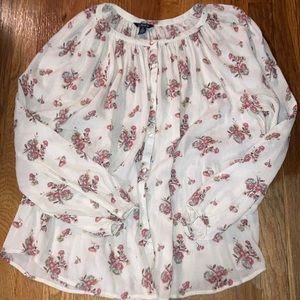 Womens Chaps floral blouse